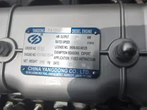 Venda genuína 40hp rangdong motor diesel de 4 tempos y4100d com gerador silencioso tipo