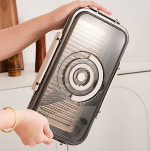 Stainless Steel Rectangular Food Storage Container With <b>Clip</b> On Lid For Travel And Refrigerator Use - Product Image 2