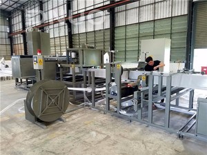 Machine de production de tuiles de toiture en composite fibre de verre polyester (FRP GRP) pour murs de camping-cars, fabriquée en Chine - Product Image 4