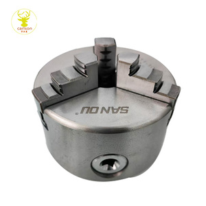 Thép carbon cao Mini khoan chuck máy tiện công cụ 3 hàm Hướng dẫn sử dụng mềm tự định tâm 2 gắn thanh hàm thép carbon cao - Product Image 3