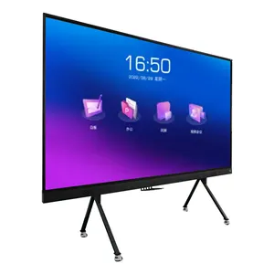 회의를위한 움직일 수있는 led tv 화면 스마트 led tv 디스플레이 회의를위한 실내 led 화면