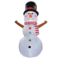 Bonhomme de neige gonflable de Noël de 1,5 m avec lumières LED, décoration intérieure et extérieure pour la maison et le jardin