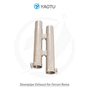 Tubo di Scarico a H in Acciaio Inox 304 ad Alte Prestazioni YT per Ferrari <span class=keywords><strong>Roma</strong></span> 3.9 - Product Image 2