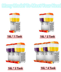 Otomatik elektrikli 2 tankı ticari soğuk meyve sıkacağı suyu içecek suyu içecek dağıtıcı soğutma soğutucu makine satılık fiyat - Product Image 6