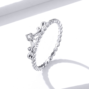S925 <span class=keywords><strong>argento</strong></span> <span class=keywords><strong>anello</strong></span> <span class=keywords><strong>anello</strong></span> di <span class=keywords><strong>vita</strong></span> di personalità <span class=keywords><strong>anello</strong></span> corona in <span class=keywords><strong>argento</strong></span> BSR099 - Product Image 2