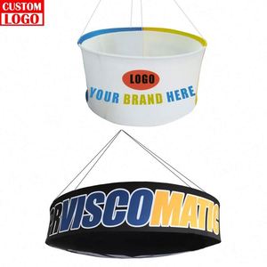 Fabric Tube Hanging Sign Tension Fabric Ceiling Banner for Portable Exhibition Trade Show Advertising Display Banner Stand <b>Box</b> - Product Image 1