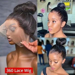 วิกผมตรง360มีลูกไม้ด้านหน้าแบบชาวบราซิลวิกผม360แบบเต็มศีรษะแบบมีลูกไม้ด้านหน้าแบบเต็มศีรษะ - Product Image 4