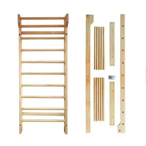 Diy Geribbelde Gymnastiek Oefeningen Hout Zweedse Ladder Kraam Muur Bar