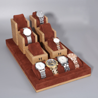 Montre personnalisée marques Layouts présentoirs divers styles et différentes gammes de prix montre affichage ensemble s'adapter à l'espace de vente au détail