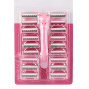 <span class=keywords><strong>Rasoir</strong></span> à triple lame personnalisé <span class=keywords><strong>pour</strong></span> hommes - Utilisation sur le visage - Achetez un manche et une tête de lame - Product Image 4