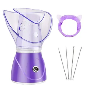 Beauty Care Electric Moisturizing Humidifier Deep Cleaning Nano Ionic Face Facial Steamer