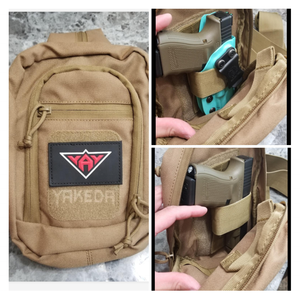 Yakeda di chuyển một cách nhanh chóng che giấu gói nhỏ màu đen chiến thuật ngực sling Túi Messenger Túi - Product Image 5