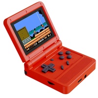 Console de jeux vidéo portable pliable avec batterie, manette de jeu et Joystick