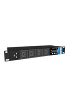 PDU intelligent 250V16A C19 4 ports, distribution d'alimentation en rack, 4000W, IPv4, DHCP, type commuté, utilisation industrielle pour les services gouvernementaux