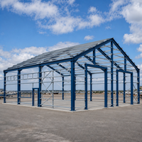Taller de Reparación de Embarcaciones, Servicio de Yates, Almacenamiento de Piezas, Mantenimiento, Edificio Prefabricado de Acero con Techo Solar