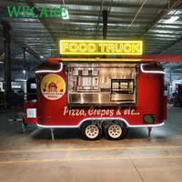 WECARE Imbisswagen Foodtruck Bar à cocktails et jus commercial, camion à tacos, camion à burgers, camion à pizzas, camion à BBQ, remorque de restauration rapide entièrement équipée