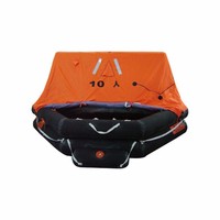 Fabrication de radeaux de sauvetage marins en néoprène enduit, auto-gonflables, durables, pour 6 personnes, utilisables en mer et en haute mer.