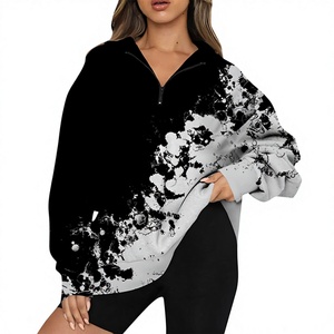 Sudaderas de mujer de algodón 100% de alta calidad, ropa de calle transpirable, diseño para invierno, ropa larga ligera - Product Image 1