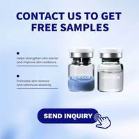 Kit de poudre lyophilisée de peptide de cuivre bleu GHK-Cu OEM/ODM, aide à raffermir la peau, à lisser les ridules et à stimuler l'éclat de la peau