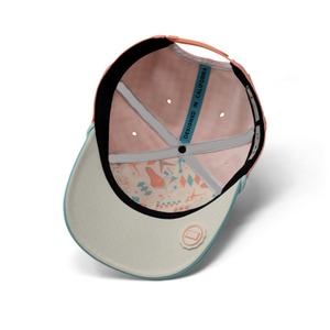 Casquette de golf OEM personnalisée en maille perforée avec logo, 5 panneaux, visière légèrement incurvée, snapback, patch en caoutchouc imperméable - Product Image 5