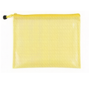 Bolsa de documentos de malla con cremallera y rejilla de PVC A4 de primera calidad: organizador de archivos impermeable, duradero y multiusos para la escuela, la oficina y los viajes - Product Image 3