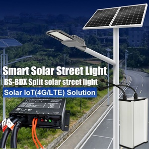 Lampadaires solaires séparés pour projets avec panneau solaire, éclairage de croisements et de voies principales, lampadaires solaires LED 60W 80W 100W 120W - Product Image 6