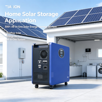 Générateur d'énergie solaire 600W 1200W 2200W 3500W 5000W 10000W, onduleur solaire hybride, batteries rechargeables 24 volts 50ah