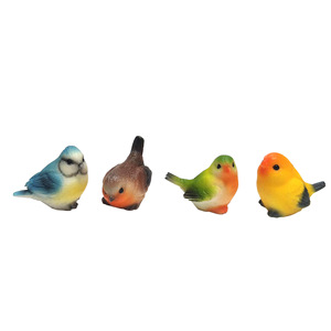 Piccoli Ornamenti in Resina a Forma di Uccello per Bonsai e Paesaggistica, Decorazioni da Giardino Artificiali a Forma di <span class=keywords><strong>Passero</strong></span> - Product Image 5