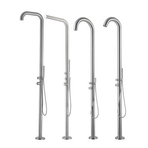 <span class=keywords><strong>Douche</strong></span> <span class=keywords><strong>solaire</strong></span> extérieure pour piscine et jardin 30L 316L en acier inoxydable avec <span class=keywords><strong>douche</strong></span> <span class=keywords><strong>de</strong></span> plafond, robinet <span class=keywords><strong>de</strong></span> mélange et robinet <span class=keywords><strong>de</strong></span> lavage des pieds - Product Image 2