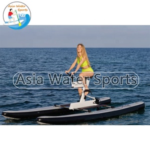 Giochi all'aperto Gonfiabile IN PVC Pontoons Acqua Della Bici/Bicicletta Acqua <span class=keywords><strong>di</strong></span> <span class=keywords><strong>Mare</strong></span> Pedale Della Bici <span class=keywords><strong>di</strong></span> Guida Della Bici Del Tubo Waterbike - Product Image 2