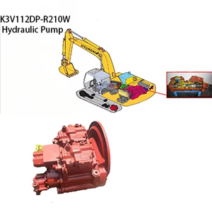 K3V112DP ที่ยอดเยี่ยม31N6ปั๊มไฮดรอลิกสมรรถนะสูงเหมาะสำหรับงานก่อสร้างรถขุด R200W - 7 R210W - 7 - Product Image 5