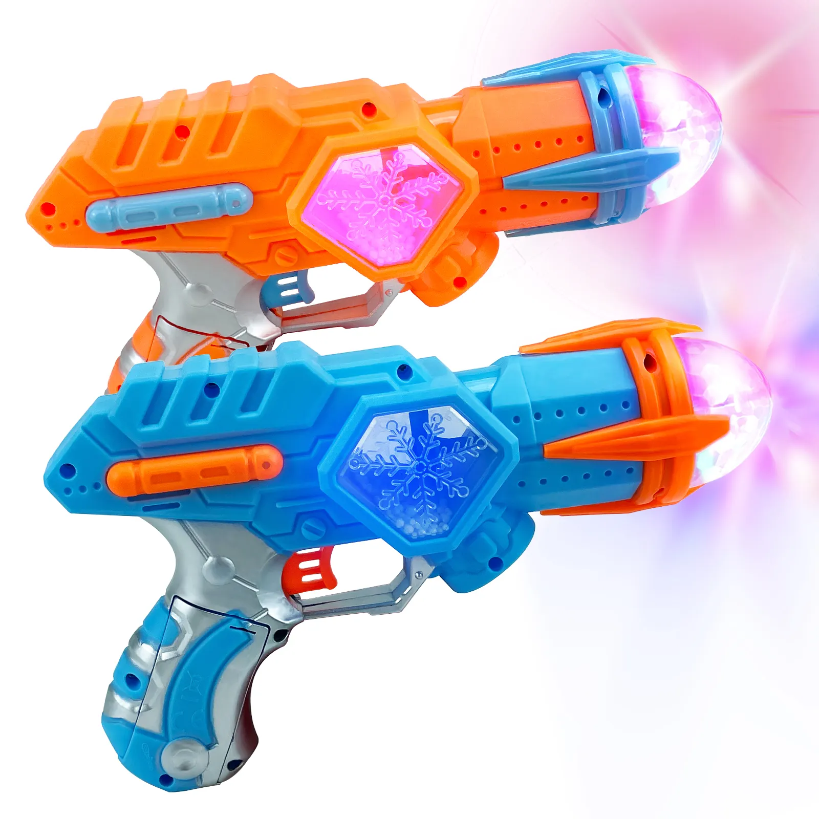 2022 Children Super Cool Rotating Bright Light Electronic Space Blaster Gun Toy with Sound