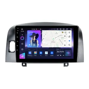 NaviFly NF QLED Touchscreen-Auto-Audiosystem für Hyundai Sonata 2004-2008 unterstützt Sprach steuerung dvr OBD