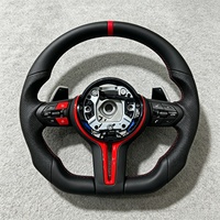 Volant de voiture personnalisé adapté aux modèles BMW, compatible avec E60 E63 E70 E71 E81 E90 F10 F30 F20 X4 X5 M3 M4 F30