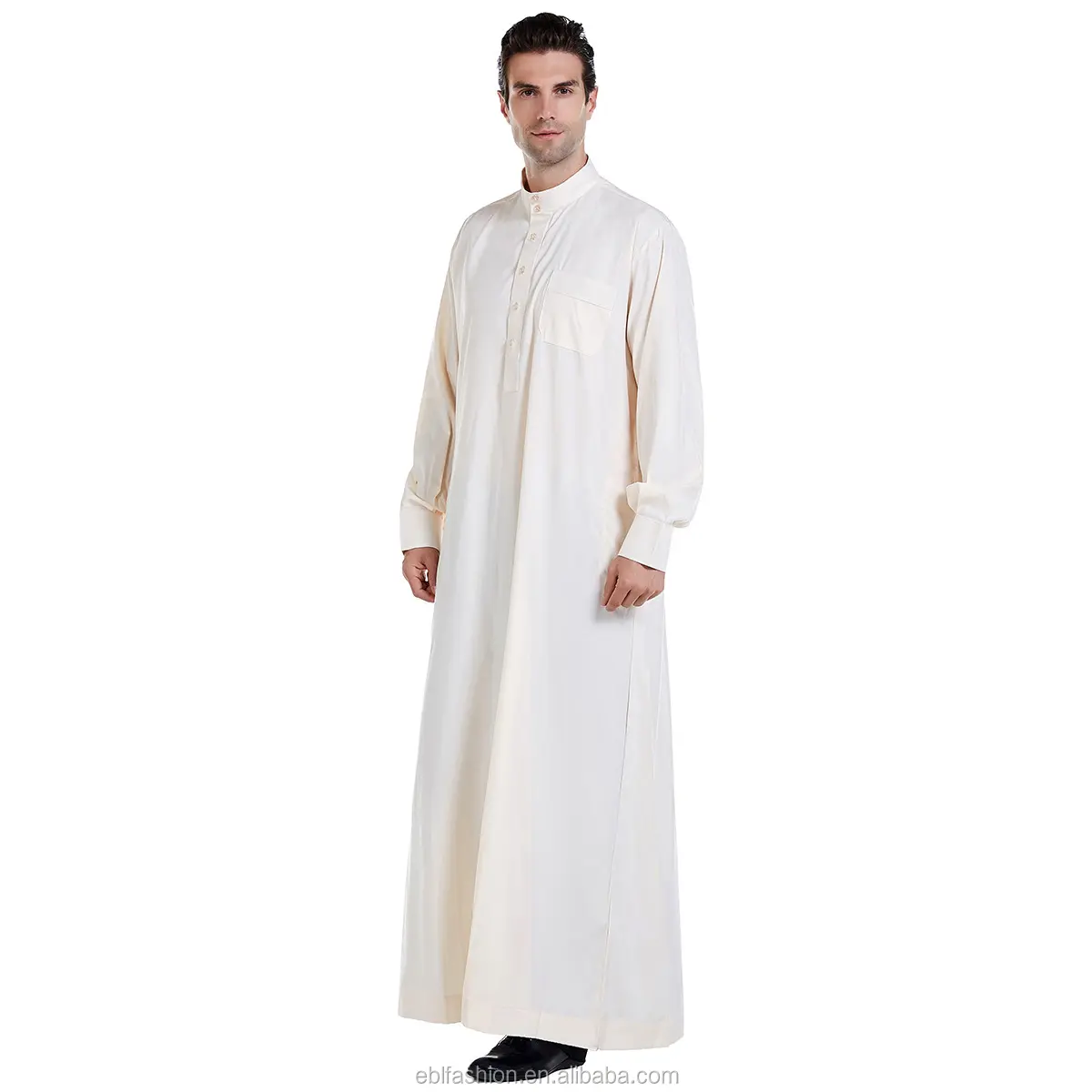 Yibaoli üretici sıcak satış suudi Dubai müslüman erkekler giyim al aseel jubba thobe qamis