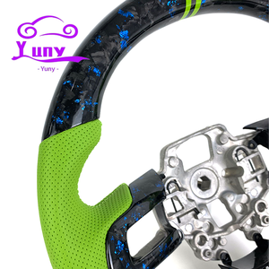 Volant en fibre de carbone forgé sur mesure pour <span class=keywords><strong>Ford</strong></span> <span class=keywords><strong>Mustang</strong></span>, pour <span class=keywords><strong>Mustang</strong></span> <span class=keywords><strong>GT</strong></span> 350 <span class=keywords><strong>500</strong></span> Shelby ZG Mach-<span class=keywords><strong>E</strong></span>, forme en D, 2015-2023 - Product Image 5