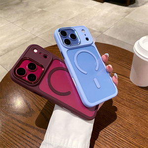 เคสโทรศัพท์ iPhone 17 Pro Max พร้อมการปกป้องกล้อง, เคสแม่เหล็ก iPhone 18 Pro Max วัสดุ TPU PC - Product Image 1
