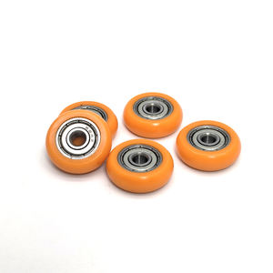 Bogenförmige POM-Material Kunststoffrolle 4x19x6mm mit Lager 624ZZ BSR-4-19-6 Mini-Rundrollenrad - Product Image 3