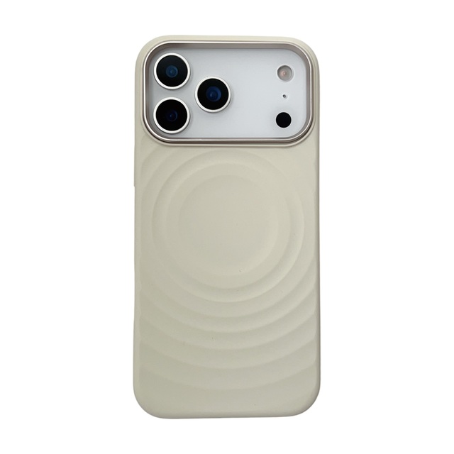 3D Wave Creative N52 Magnetic Premium Liquid Silicone Phone case for iPhone 17 Pro Max Air 16 15PRO Metal Camera Fiber