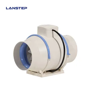 Easy Installation 100mm Air Flow House Ventilation Silent Extractor Inline Pipe Fan / Duct Fan