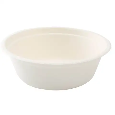 Disposable Soup Bowls - Bagasse 12 oz & 30 oz Pulp Bowl