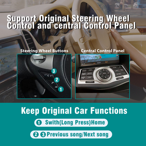 Interface multimédia OEM sans fil Apple CarPlay Android Auto pour Nissan 370Z 2010-2019, autoradio, navigation avec caméra de recul - Product Image 6