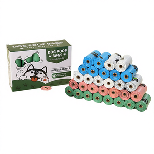 Sacs à déjections pour chats écologiques, luxueux, portables, étanches, biodégradables, 4 rouleaux - Product Image 4