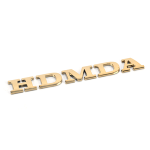 Emblème de voiture personnalisé en ABS 3D chromé électrolytique, badge en plastique étanche avec <span class=keywords><strong>logo</strong></span> de votre <span class=keywords><strong>marque</strong></span> pour l'<span class=keywords><strong>automobile</strong></span> et les appareils électroménagers - Product Image 3