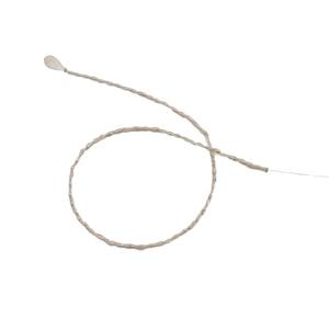 Natural 3mm Freshwater Keshi Baroque Shaped Necklace White <b>Loose</b> <b>Pearl</b> Accessories Wholesale Necklace - Product Image 5