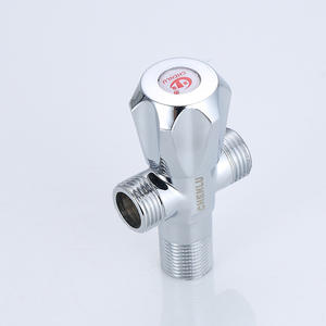Válvula angular Chenlu de 3 vías con doble salida, rosca macho, diámetro interior estándar para fontanería - Product Image 3