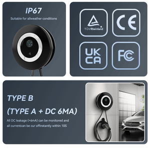 Shineyou Bornes de recharge murales personnalisables 7-22 kW pour véhicules électriques familiaux, compatible Tesla J1772 Type 2 GB/T, conception compacte IP67, <span class=keywords><strong>installation</strong></span> facile - Product Image 5