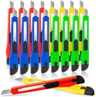 Cutter rétractable personnalisé avec logo et nom, en vrac, pour entrepôt, expédition, promotion, cadeau, vente en gros