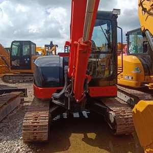Mini-excavatrice Hitachi ZX55 d'occasion du Japon, 5 tonnes, moteur Yanmar, boîte de vitesses PLC, hydraulique, stabilité excellente, état impeccable - Product Image 3