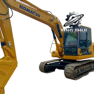 Excavatrice Komatsu 120-8 d'occasion, marque japonaise d'origine, 12 tonnes, taille moyenne, sur chenilles en caoutchouc. - Product Image 1